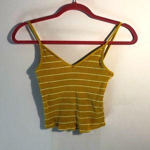 3 for 20‼️ Ardene yellow white striped tank top